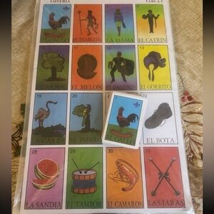 Jumbo Loteria Game/Mexican Bingo